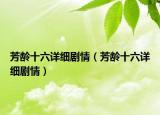 芳齡十六詳細(xì)劇情（芳齡十六詳細(xì)劇情）