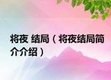 將夜 結(jié)局（將夜結(jié)局簡介介紹）