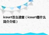 icourt怎么讀音（icourt是什么簡介介紹）