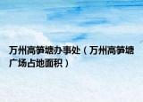 萬州高筍塘辦事處（萬州高筍塘廣場占地面積）