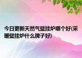 今日更新天然氣壁掛爐哪個好(采暖壁掛爐什么牌子好)