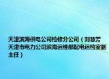 天津濱海供電公司檢修分公司（劉慧芳 天津市電力公司濱海運維部配電運檢室副主任）