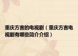 重慶方言的電視劇（重慶方言電視劇有哪些簡介介紹）