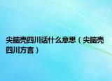 尖腦殼四川話什么意思（尖腦殼 四川方言）