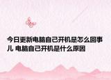 今日更新電腦自己開機(jī)是怎么回事兒 電腦自己開機(jī)是什么原因