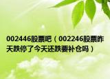 002446股票吧（002246股票昨天跌停了今天還跌要補(bǔ)倉嗎）