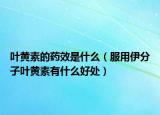 葉黃素的藥效是什么（服用伊分子葉黃素有什么好處）