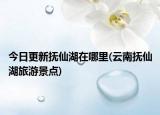 今日更新?lián)嵯珊谀睦?云南撫仙湖旅游景點)