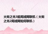 火炬之光3能局域網(wǎng)聯(lián)機(jī)（火炬之光2局域網(wǎng)如何聯(lián)機(jī)）