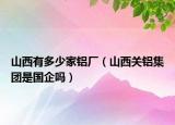山西有多少家鋁廠（山西關鋁集團是國企嗎）
