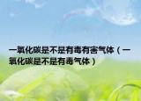 一氧化碳是不是有毒有害氣體（一氧化碳是不是有毒氣體）