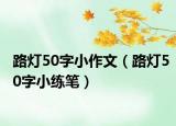 路燈50字小作文（路燈50字小練筆）