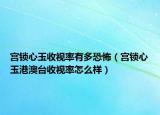 宮鎖心玉收視率有多恐怖（宮鎖心玉港澳臺收視率怎么樣）