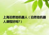 上海泊思地機(jī)器人（泊思地機(jī)器人課程好嗎?）