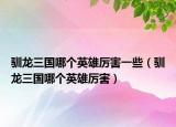 馴龍三國哪個(gè)英雄厲害一些（馴龍三國哪個(gè)英雄厲害）