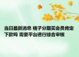 當日最新消息 桔子分期買會員肯定下款嗎 需要平臺進行綜合審核