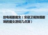 放電視劇魔女（安徽衛(wèi)視獨(dú)播劇場的魔女游戲幾點(diǎn)演）