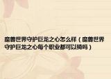 魔獸世界守護(hù)巨龍之心怎么樣（魔獸世界守護(hù)巨龍之心每個(gè)職業(yè)都可以騎嗎）