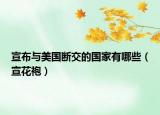 宣布與美國(guó)斷交的國(guó)家有哪些（宣花袍）