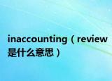 inaccounting（review是什么意思）