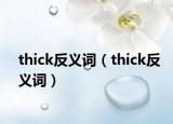 thick反義詞（thick反義詞）