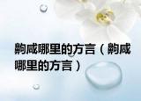 齁咸哪里的方言（齁咸哪里的方言）