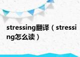 stressing翻譯（stressing怎么讀）
