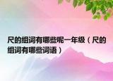 尺的組詞有哪些呢一年級（尺的組詞有哪些詞語）