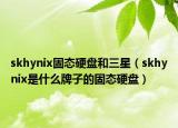 skhynix固態(tài)硬盤和三星（skhynix是什么牌子的固態(tài)硬盤）