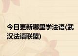 今日更新哪里學(xué)法語(武漢法語聯(lián)盟)