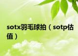 sotx羽毛球拍（sotp估值）