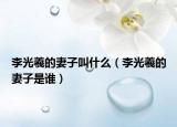 李光羲的妻子叫什么（李光羲的妻子是誰）