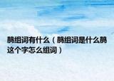 鵑組詞有什么（鵑組詞是什么鵑這個(gè)字怎么組詞）