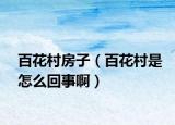 百花村房子（百花村是怎么回事啊）