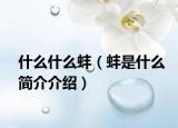 什么什么蚌（蚌是什么簡介介紹）