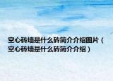 空心磚墻是什么磚簡(jiǎn)介介紹圖片（空心磚墻是什么磚簡(jiǎn)介介紹）