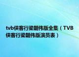 tvb俠客行梁朝偉版全集（TVB俠客行梁朝偉版演員表）