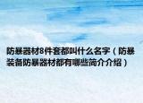 防暴器材8件套都叫什么名字（防暴裝備防暴器材都有哪些簡(jiǎn)介介紹）