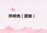 孫旭光（是誰）
