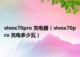 vivox70pro 充電器（vivox70pro 充電多少瓦）