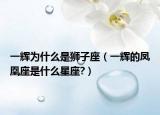 一輝為什么是獅子座（一輝的鳳凰座是什么星座?）
