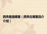 西貢是指哪里（西貢在哪里簡介介紹）