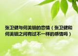 張衛(wèi)健與何美鈿的戀情（張衛(wèi)健和何美鈿之間有過不一樣的感情嗎）