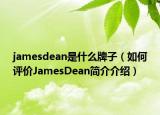 jamesdean是什么牌子（如何評(píng)價(jià)JamesDean簡(jiǎn)介介紹）