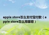 apple store怎么支付寶付款（apple store怎么用面容）