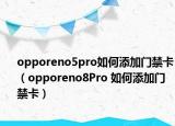 opporeno5pro如何添加門禁卡（opporeno8Pro 如何添加門禁卡）