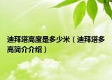 迪拜塔高度是多少米（迪拜塔多高簡介介紹）