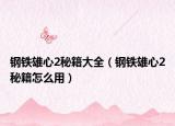 鋼鐵雄心2秘籍大全（鋼鐵雄心2秘籍怎么用）