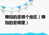 穗指的是哪個地區(qū)（穗指的是哪里）