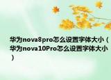 華為nova8pro怎么設(shè)置字體大小（華為nova10Pro怎么設(shè)置字體大?。? /></span></a>
                        <h2><a href=